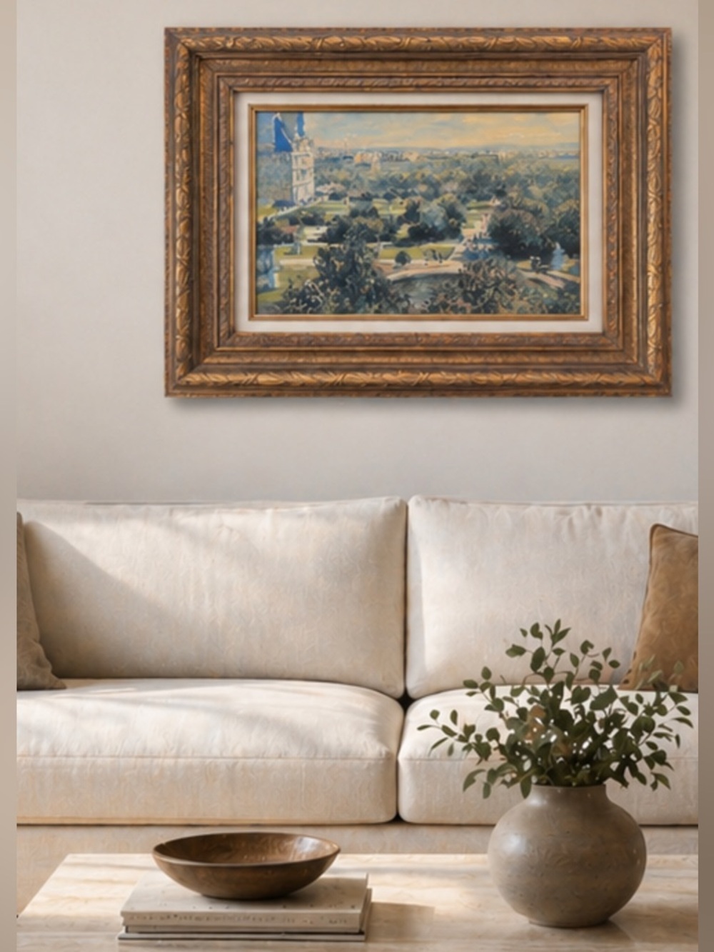 La Pastiche Les Tuileries Musee Marmottan Claude Monet REPRODUCTION painting